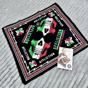 Affliction Team Cain Velasquez Revolutionary‎ A9675 Unisex Bandanna Autographed